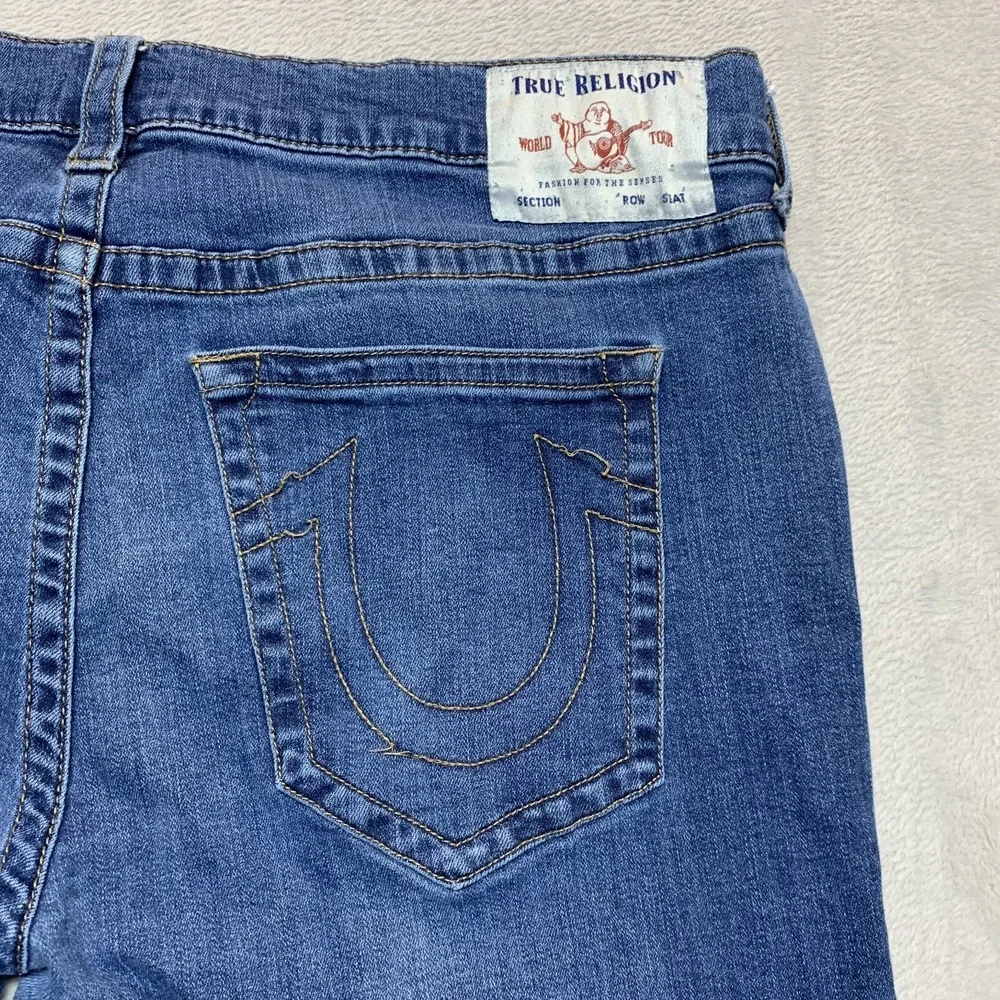 True Religion‎ Rocco Relaxed Jeans Men's 41x33 Blue Denim 5-Pockets